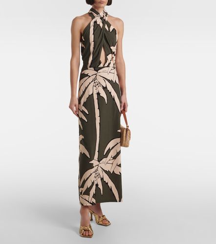 Abito lungo con stampa e cut-out - Johanna Ortiz - Modalova