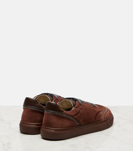 Sneakers Monili in suede - Brunello Cucinelli - Modalova