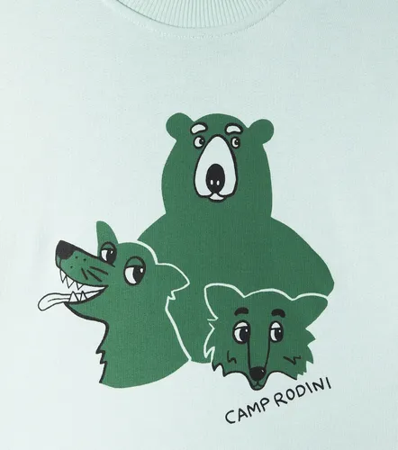 Sudadera de jersey de algodón estampada - Mini Rodini - Modalova