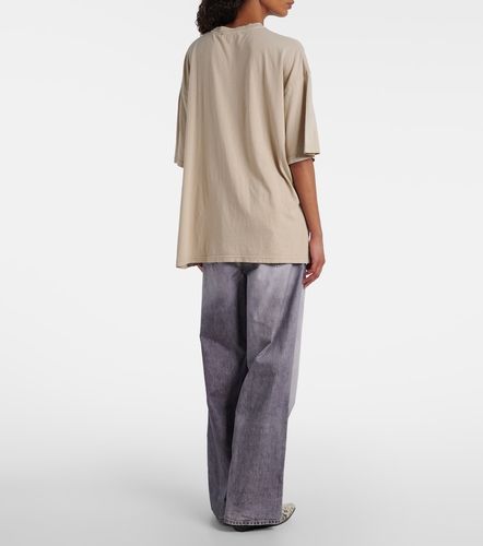 Camiseta en jersey de algodón con logo - Acne Studios - Modalova