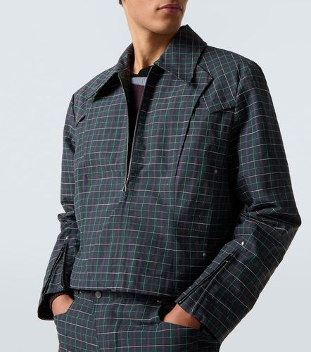 Kraner checked cotton-blend jacket - Kiko Kostadinov - Modalova