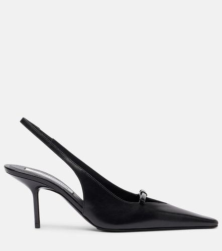 Leather slingback pumps - Victoria Beckham - Modalova