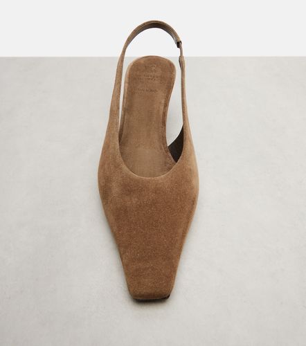 Pumps slingback in suede - Brunello Cucinelli - Modalova