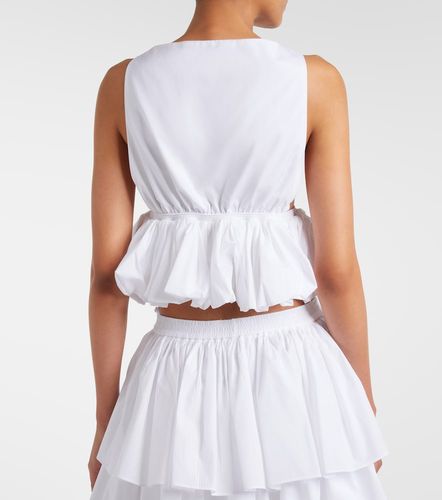 Alaïa Top de algodón con peplum - Alaia - Modalova