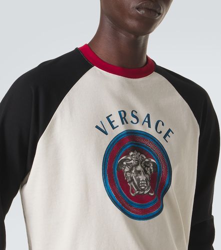 Camiseta Medusa de jersey de algodón - Versace - Modalova