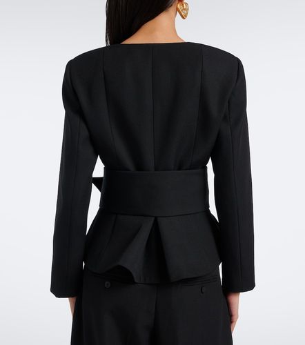 Miami belted virgin wool jacket - Jacquemus - Modalova