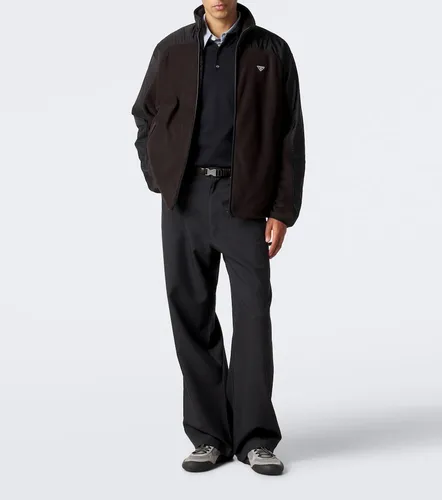 Re-Nylon and fleece track jacket - Prada - Modalova