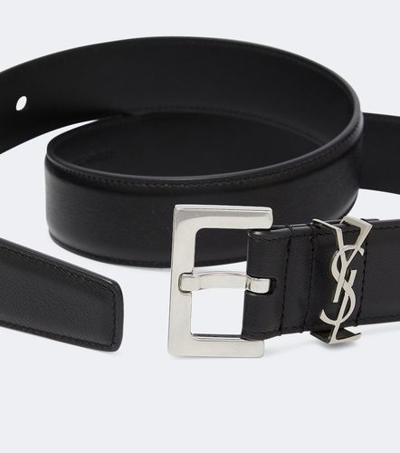 Cassandre 30 leather belt - Saint Laurent - Modalova
