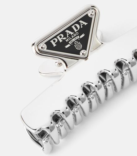 Prada Fermacapelli con logo - Prada - Modalova