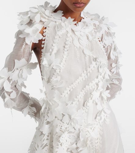 Abito midi Tranquillity in organza di lino e seta - Zimmermann - Modalova