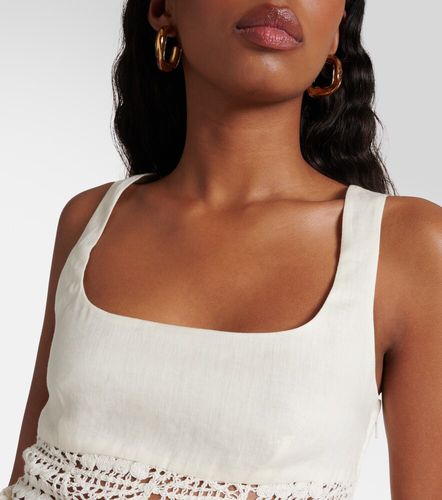 SIR Rayure linen crop top - SIR - Modalova