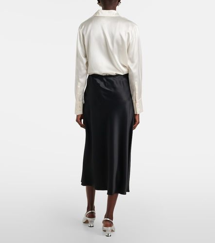 Gonna midi Carnet in raso di seta - Max Mara - Modalova