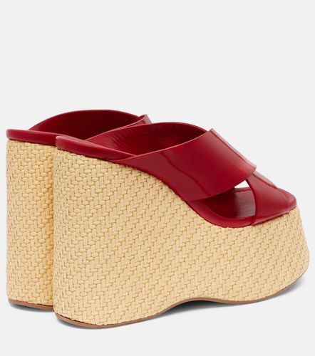 Mules Mara in vernice con zeppa - Paris Texas - Modalova
