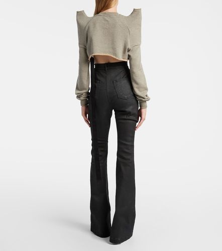 Sudadera cropped en mezcla de algodón - Rick Owens - Modalova