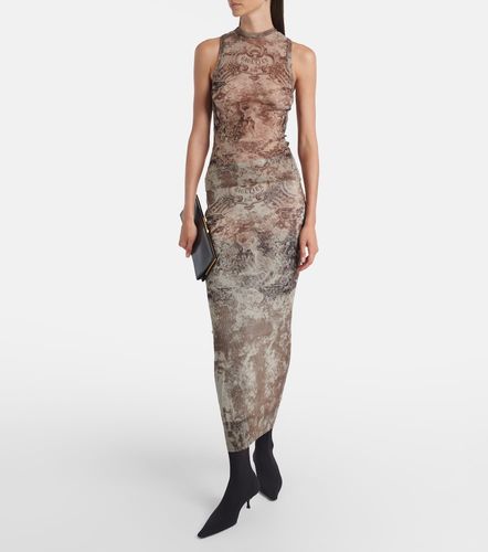 Gonna midi Médallion in mesh - Jean Paul Gaultier - Modalova