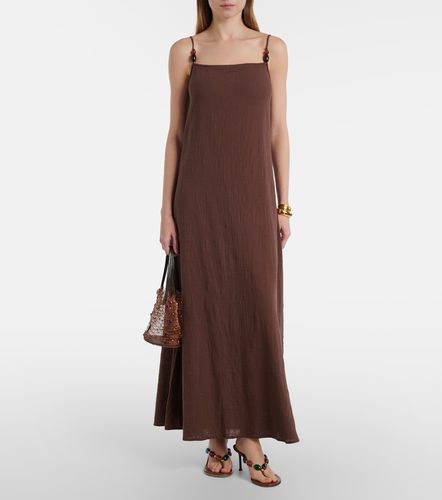 Vestido largo Laura de gasa de algodón - Staud - Modalova