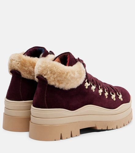 Stivali stringati Arosa in suede con fodera in shearling - Bogner - Modalova