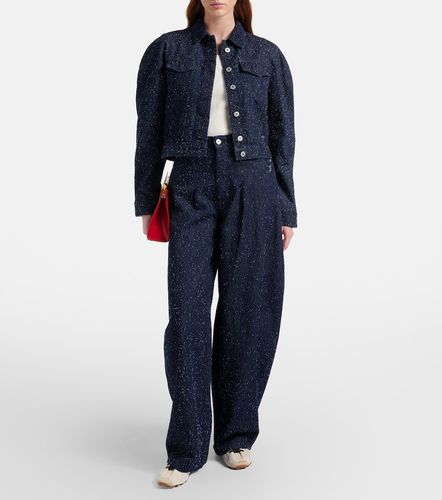 Ovalo de-Nimes embroidered denim jacket - Jacquemus - Modalova