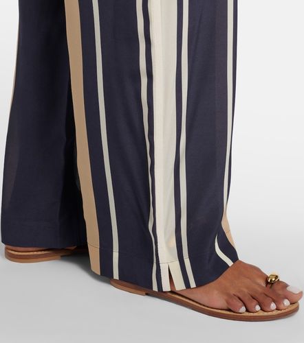 Pietra printed silk wide-leg pants - SIR - Modalova