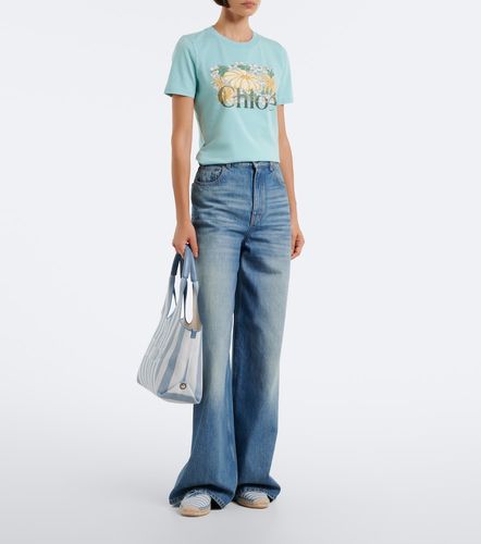 Chloé Camiseta de jersey de algodón estampada - Chloe - Modalova