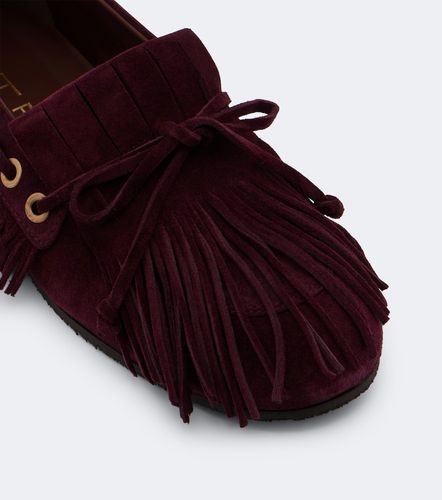 Etro Mocassini in suede con frange - Etro - Modalova