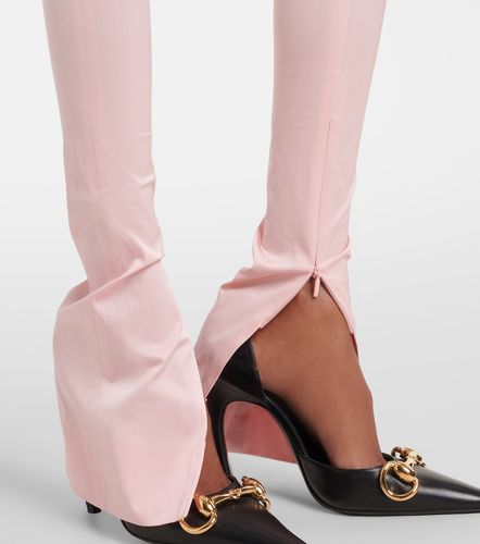 Leggings in faille di misto seta - Gucci - Modalova