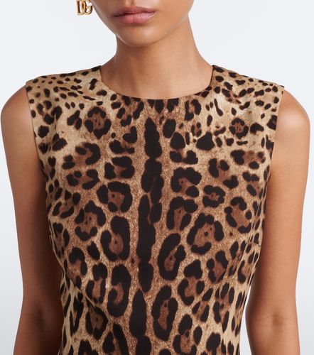 Midikleid aus einem Seidengemisch - Dolce&Gabbana - Modalova