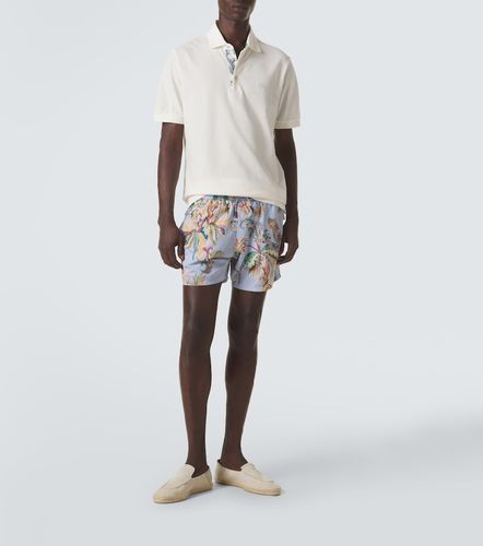 Polo Pegaso in piqué di cotone - Etro - Modalova