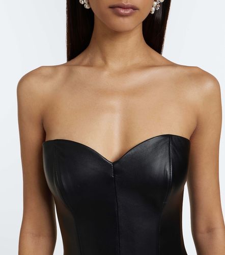 Alex Perry Bustier-Kleid aus Leder - Alex Perry - Modalova