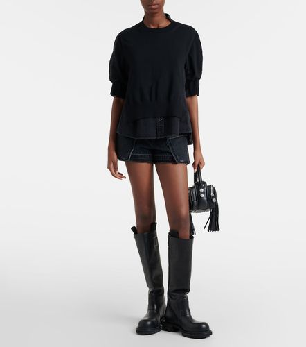 Sacai Shorts de denim con cinturón - Sacai - Modalova