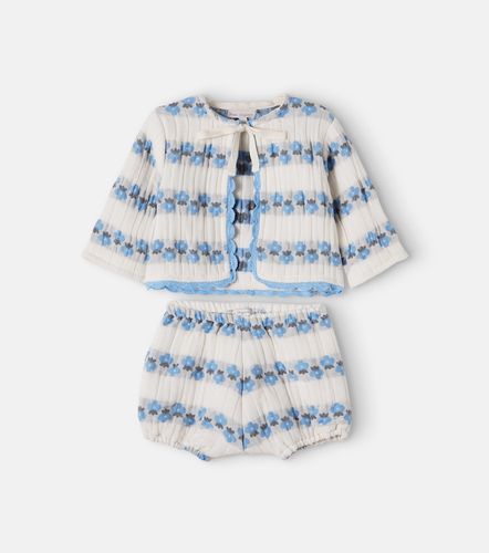 Bebé - Set de cárdigan y pololos Scilla en mezcla de algodón - Bebe Organic - Modalova