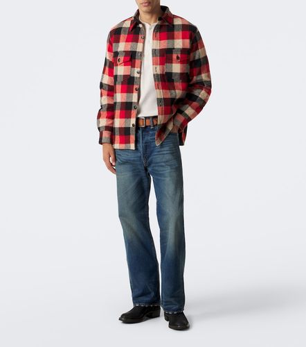 Camiseta con botones de algodón - RRL - Modalova