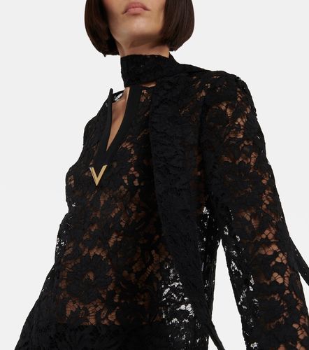 Valentino Top de encaje de guipur - Valentino - Modalova
