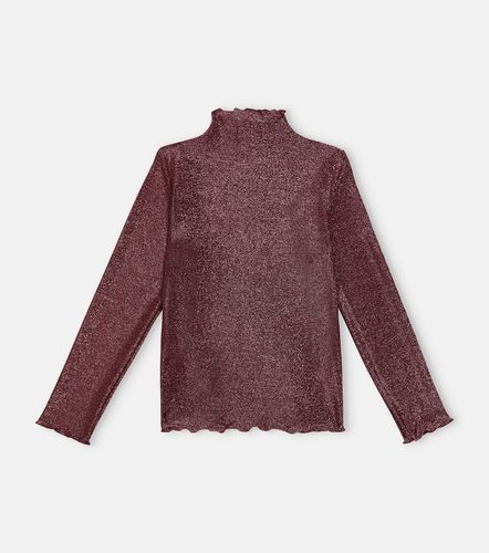 Top de cuello alto con purpurina - Bobo Choses - Modalova