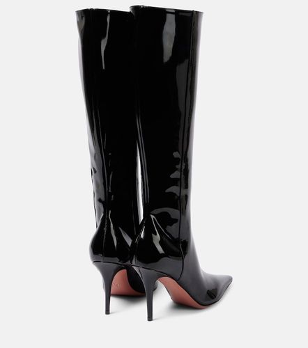 Botas altas Barbara 90 de charol - Amina Muaddi - Modalova