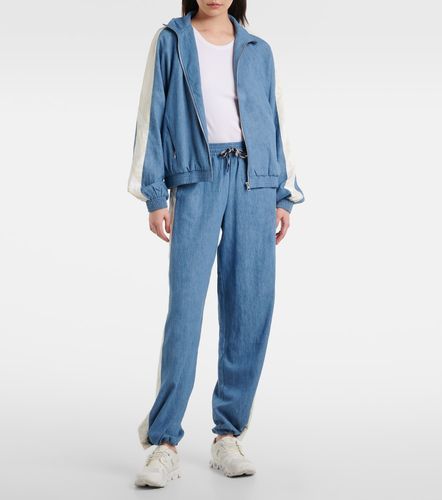 Oracle Elias hemp and cotton chambray track jacket - The Upside - Modalova