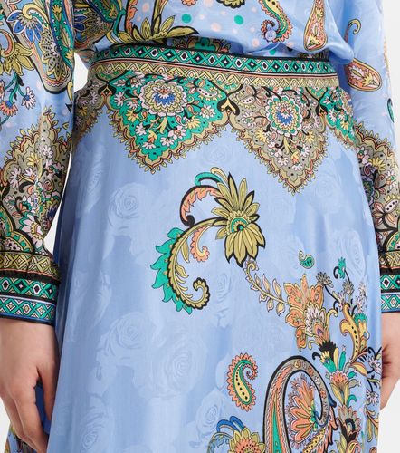 Falda larga de crepé de china de seda - Etro - Modalova