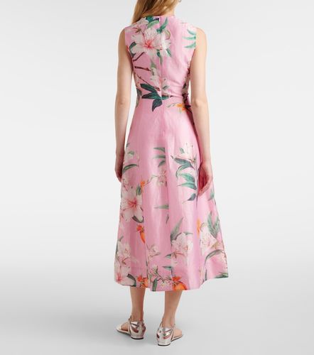Midikleid Cleo aus einem Leinengemisch - Leo Lin - Modalova