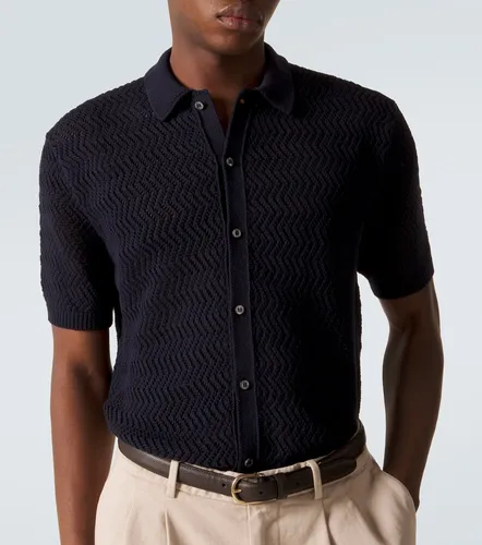 Polo de chevron de algodón - Ralph Lauren Purple Label - Modalova