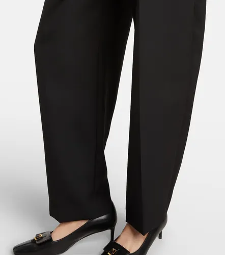 Pantalones tapered Dugan de lana - Khaite - Modalova