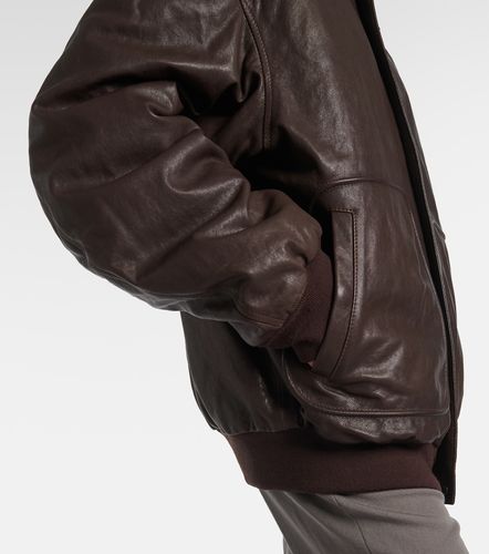 Johnson leather bomber jacket - Calvin Klein Collection - Modalova