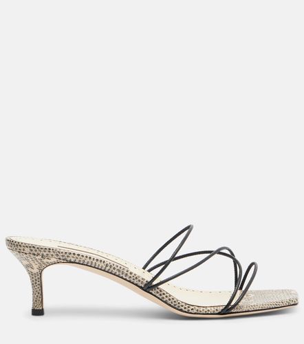 Ninfe 50 snake-effect leather mules - Manolo Blahnik - Modalova