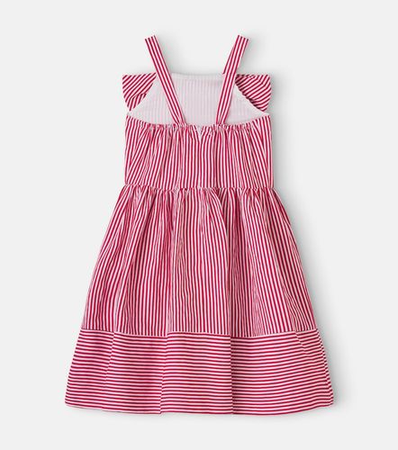 Monnalisa Vestido a rayas con lazo - Monnalisa - Modalova
