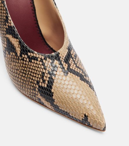 Snake-effect leather pumps - Magda Butrym - Modalova
