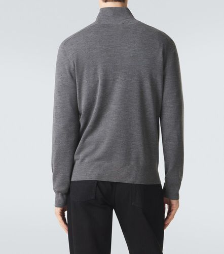 Burberry Pullover in lana con zip - Burberry - Modalova