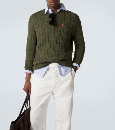 Pullover in cotone a trecce - Polo Ralph Lauren - Modalova
