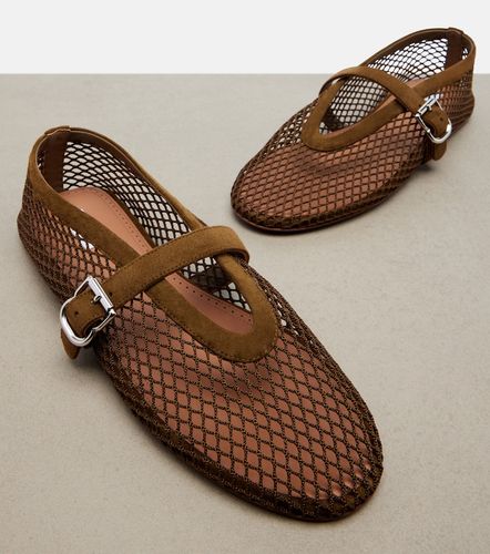 Alaïa Ballerinas mit Veloursleder - Alaia - Modalova