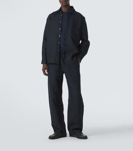 Saman Amel Gerade Hose aus Leinen - Saman Amel - Modalova