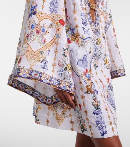 Camilla Caftán de lino estampado - Camilla - Modalova