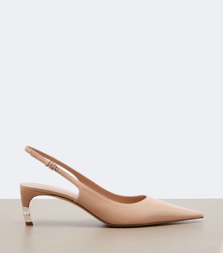 Castello leather slingback pumps - Gucci - Modalova